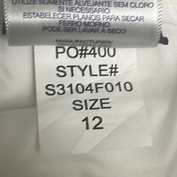 NYDJ Cream Ankle Pants with Front and Back Pleating - Picture 14 of 14